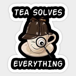 Tea Detective Sticker